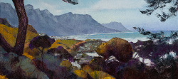Camps Bay from the Glen | 2019 | Oil on Canvas | 36 x 51 cm